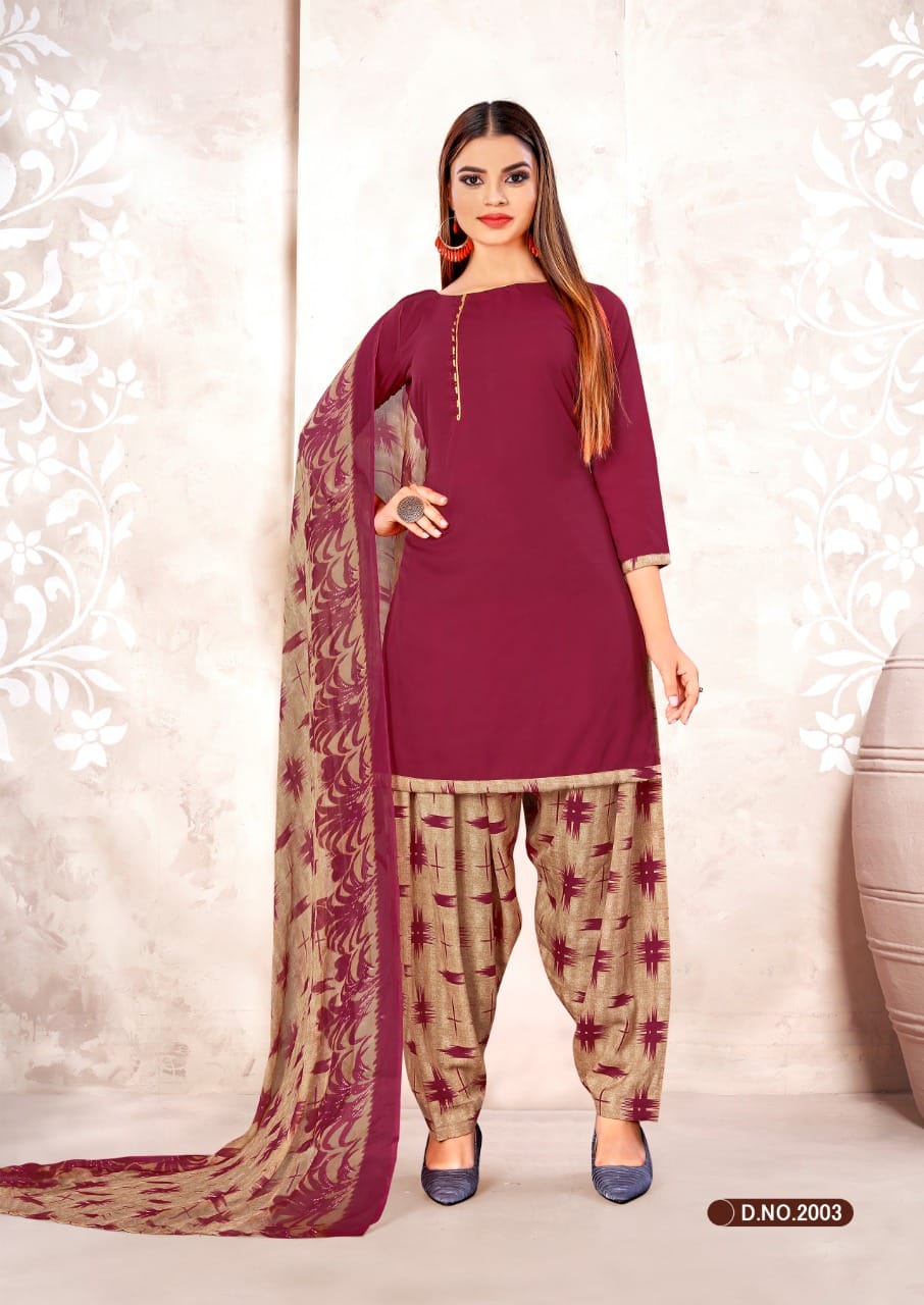 Rnx Rain Patiyala 2 American Crepe Printed Cotton Collection